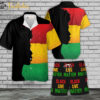 Black Live Matter Hawaiian Shirt Set | Black History Hawaiian Shirt | Unisex Hawaiian Set | Racism Hawaiian Style