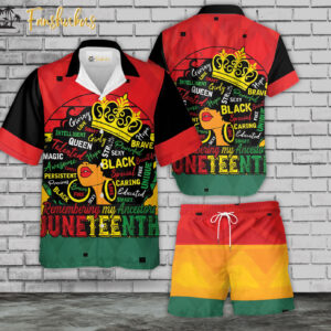 Black Live Matter Hawaiian Shirt Set | Black Month History Hawaiian Shirt | Unisex Hawaiian Set | Racism Hawaiian Style