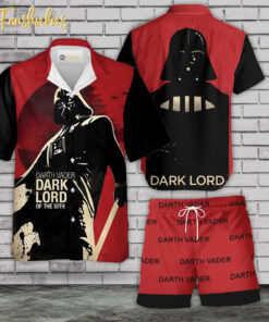 Star War Hawaiian Shirt Set | Darth Vader Hawaiian Shirt | Unisex Hawaiian Set | Star War Series Hawaiian Style