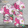 Melody Hawaiian Shirt Set | My Melody Hawaiian Shirt | Unisex Hawaiian Set | Japanese Cartoon Hawaiian Style