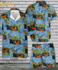 Lawn Mower Tropical Hawaiian Shirt Set| Tropical Hawaiian Shirt | Hawaiian Shirt For Men And Women