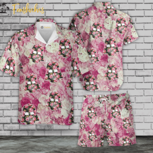 Floral Star War Hawaiian Shirt Set | Darth Vader Hawaiian Shirt | Unisex Hawaiian Set | Star War Series Hawaiian Style