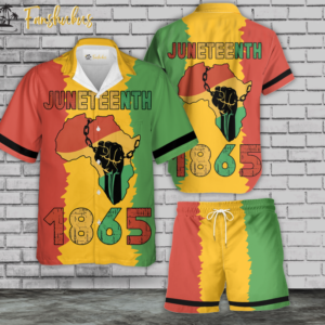 Juneteenth Hawaiian Shirt Set | Black History Hawaiian Shirt | Unisex Hawaiian Set | Racism Hawaiian Style