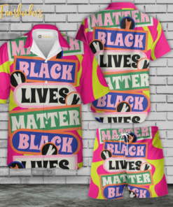 Black Live Matter Hawaiian Shirt Set | Black History Hawaiian Shirt | Unisex Hawaiian Set | Racism Hawaiian Style