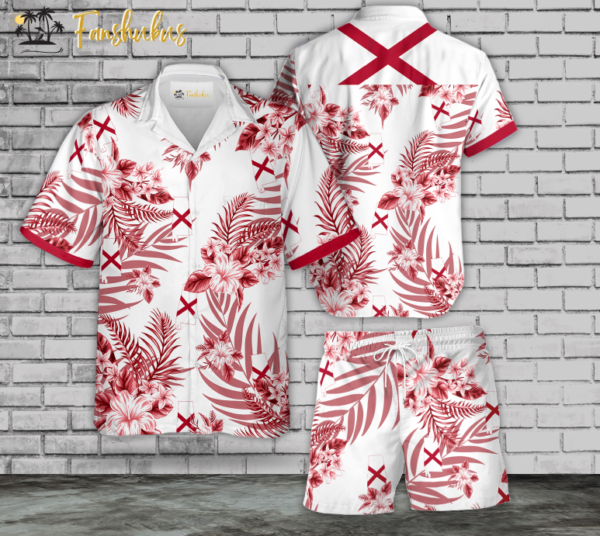 Alabama Proud Hawaiian Shirt Set | Unisex Hawaiian Set | Aloha Hawaiian Style For Men And Women