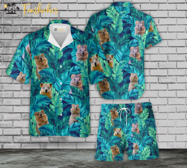 Seal Tropical Hawaiian Shirt Set | Unisex Hawaiian Set | Tropical Hawaiian Style | Hawaiian For Men and Women