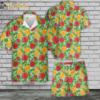 Dahlia Pattern Print Design DH1 Hawaiian Shirt Set | Unisex Hawaiian Set | Summer Hawaiian Style