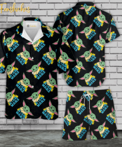 Star War Hawaiian Shirt Set | Cartoon Hawaiian Shirt | Unisex Hawaiian Set | Star War Series Hawaiian Style