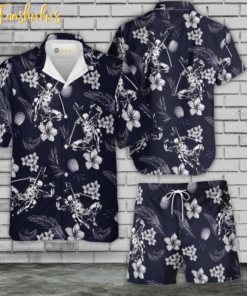 Marvel Deadpool Hawaiian Shirt Set | Tropical Hawaiian Shirt And Short For Men And Women