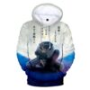 3D Anime BEASTARS Hoodies The Wolf elements Hip Hop All Over Print Unisex Hoodie ND