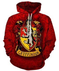 Harry Potter Gryffindor Hoodies – Pullover Red Hoodie ND