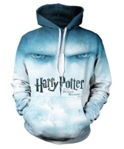 Harry Potter Hoodie Unisex 3D Print Lord Voldemort Eyes Hoodie ND