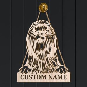 Shih Tzu Custom Wood Sign  Wooden Name Signs  Personalised Wooden Signs  Memorial Gift  Dog Owner Wooden Christmas Tree Decorations  Wall Art  Wood Wall Decor