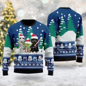 Star Wars Character Ugly Christmas Sweater  Galaxy Superhero Xmas Sweater  Gift For Men Women Kid  Xmas Party Shirt  Magic Kingdom Tee