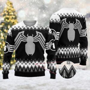Venom 3D All Over Printed T-shirt  Superhero Movie Ugly Christmas Sweater  Venom Xmas Sweatshirt  Christmas Gift For Men Women Kid