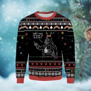Darth Vader Ugly Sweater  Star Wars Villains Christmas Sweater  Anakin Skywalker Sweater  Star Wars Dad Gift  Disneyland Xmas Sweater