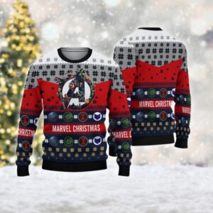 Avengers Christmas Ugly Sweater, Marvel  Superhero Christmas Sweatshirt, Superhero Movie 3D All Over Printed Sweater
