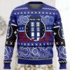 Christmas Doctor Who Ugly Sweater  Vintage Xmas Sweater  Tardis Sweater Men  Tv Movie Holiday Sweater  Time Lord Shirt  Gift For Fan