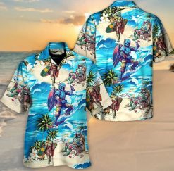 Star Wars Synthwave Hawaiian Shirt – Father’s Day Dadalorian Gift