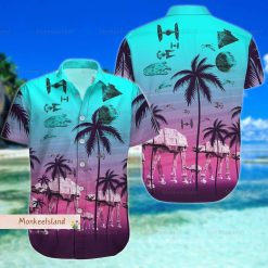 Halloween Star Wars Hawaiian Shirt – Spaceship Galaxy’s Edge Tropical Wear