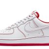 Air Force 1 White University Red Stitch – Comfortable Running Shoes – CV1724-100