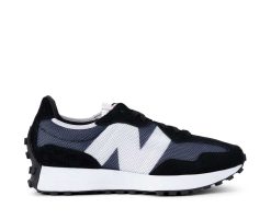New Balance 327 Black Grey White Retro Runner MS327BV