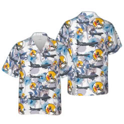Alaska Air National Guard 168Th Air Refueling Squadron Boeing Kc 135R Stratotanker Hawaiian Shirt