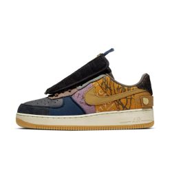 Air Force 1 Low Travis Scott Cactus Jack Sneakers – Patchwork Design CN2405-900