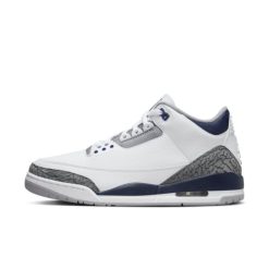 Air Jordan 3 Retro Midnight Navy Basketball Shoes – Classic Elephant Print Icon CT8532-140