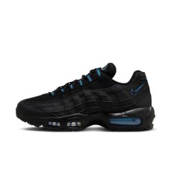 Air Max 95 Black University Blue Running Shoes – Layered Icon with Air Max Cushioning FJ4217-002