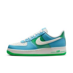 Air Force 1 Low '07 Aquarius Blue Vapor Green – Bold Color Contrast Sneaker