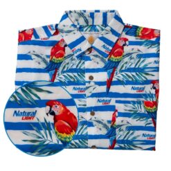 Men's Hawaiian Shirt Natural Light The Weekender Print Polyester Casual Summer Shirt