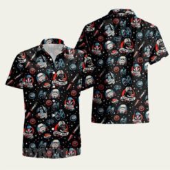 Darth Vader Dark Side Star Wars Hawaiian Shirt for Sci-Fi Enthusiasts