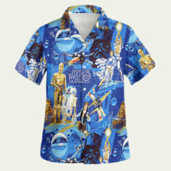 Star Wars Vintage Pattern Hawaiian Shirt