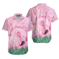 Pink Flamingo Hawaiian Shirt for Men - Bold Tropical Design & Vibrant Summer Vibes, Perfect for Vacation