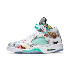 Jordan 5 Retro Wings Sneakers – Chicago-Inspired Street Art Design AV2405-900