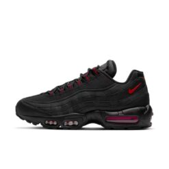 Nike Air Max 95 Bred Classic Black Red Sneakers with Visible Air Cushioning DD7114-001