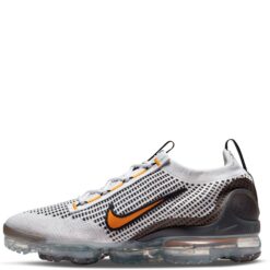 Nike Air VaporMax 2021 FK White Black Kumquat – Sustainable Flyknit Running Shoes DM0025-101