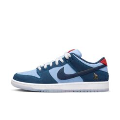 Nike SB Dunk Low Pro Why So Sad Coastal Blue Skateboarding Shoes with Hidden Details DX5549-400