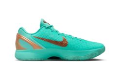 Kobe 6 Protro Jalen Brunson Statue of Liberty Basketball Shoes – Turquoise Copper Tribute IQ5774-300