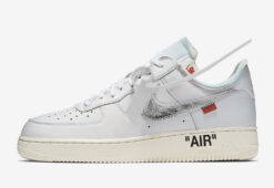 Nike Air Force 1 Low Off-White ComplexCon – AF100 White Silver AO4297-100